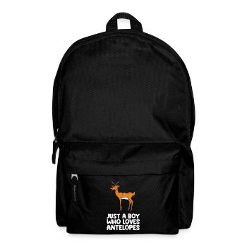 Juste un garçon qui aime les antilopes - Sac à dos - noir - Devant