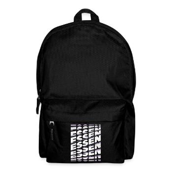 Essen Deutschland Stadt Schrift Skyline Heimat - Rucksack - Schwarz - Vorne