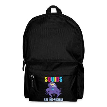 Squids Are Ink-redible Funky Sea Artists - Rucksack - Schwarz - Vorne