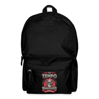 The tempo is whatever I say, it's rock band - Backpack - black - Front