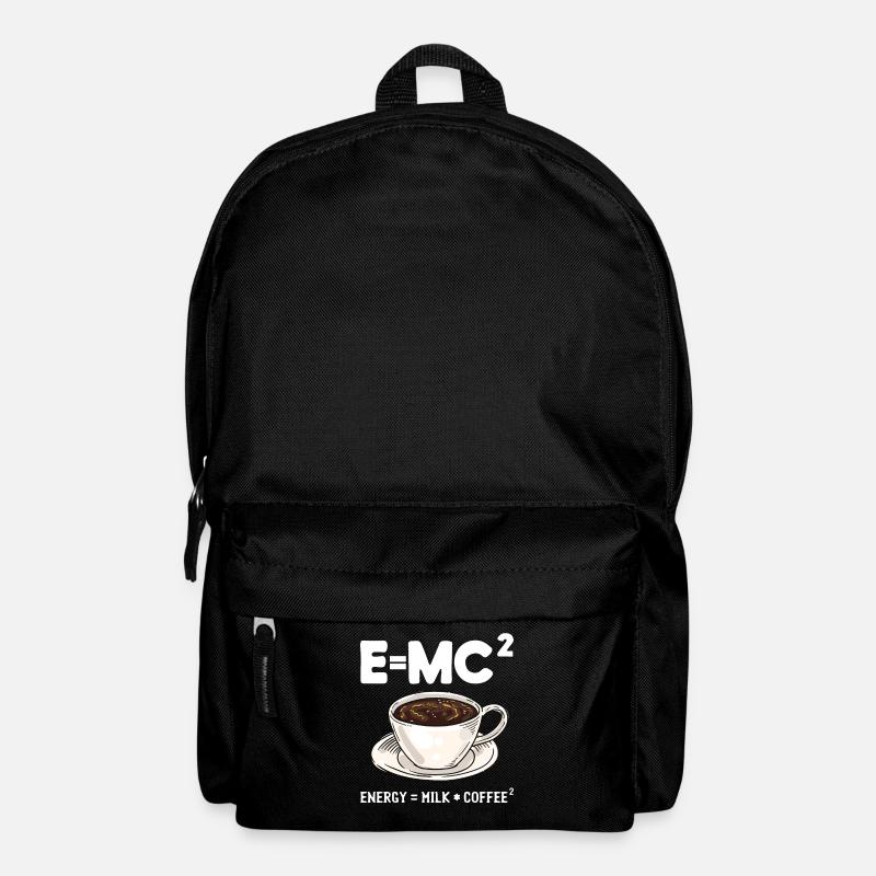 Wissenschaftlicher Humor Student Physiker Kaffee - Rucksack - Schwarz