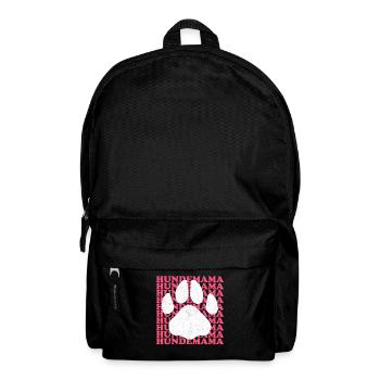 Hundemama Hundebesitzerin Frauchen Geschenk - Rucksack - Schwarz - Vorne