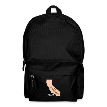 Kalifornien - Rucksack - Schwarz - Vorne