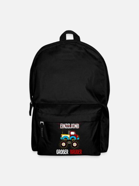 Monstertruck Großer Bruder - Rucksack - Schwarz
