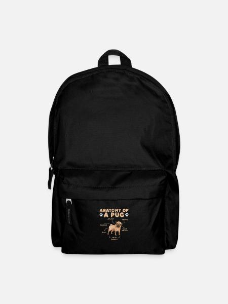 Mops - Rucksack - Schwarz
