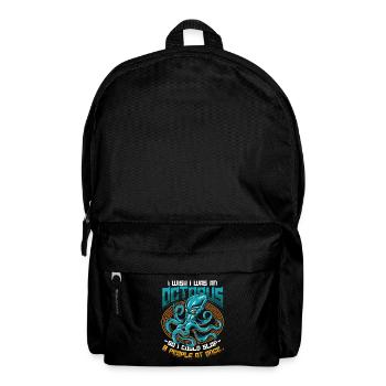 Slap 8 Menschen Auf Einmal Octopi Funny Octopus - Rucksack - Schwarz - Vorne