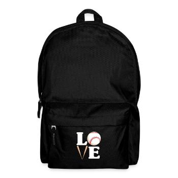 Joueur de softball Baseball Sport Pitcher Cadeau - Sac à dos - noir - Devant