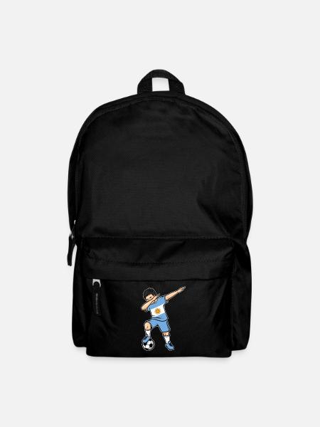 Dabbing Fußballspieler Jungen Argentinien Fußball - Rucksack - Schwarz
