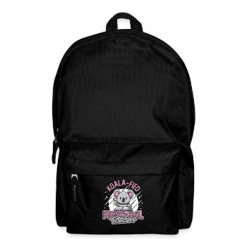 Koala-fied Koala Proud Preschool Teacher - Backpack - black - Front