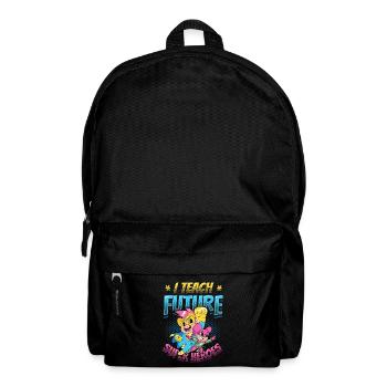 I teach superheroes - Backpack - black - Front