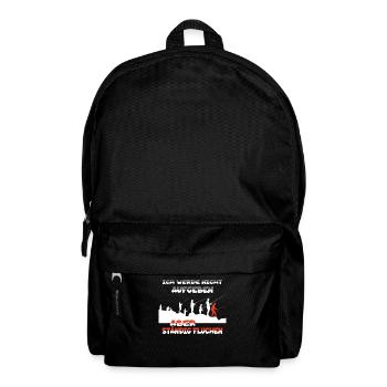 Angler Geschenkidee Hobby Angeln - Rucksack - Schwarz - Vorne