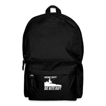 Angler Geschenkidee Hobby Angeln - Rucksack - Schwarz - Vorne