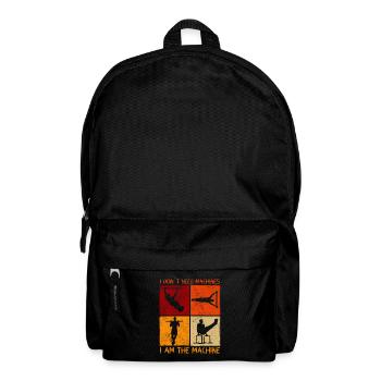 I Dont Need Machines Calisthenics - Backpack - black - Front