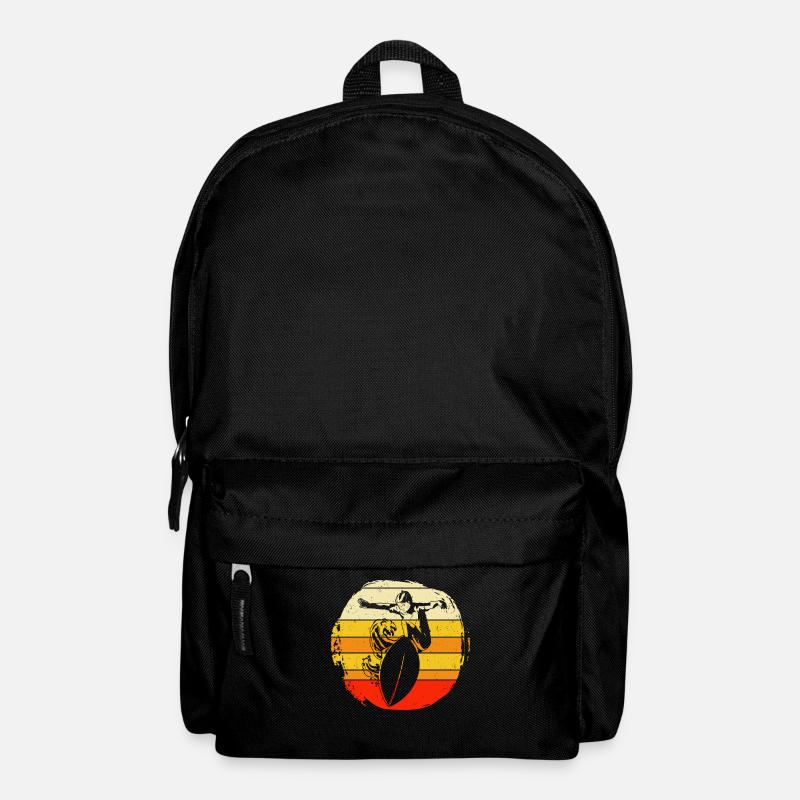Skimboard Surfing Skimborden Skimbording Gift - Backpack - black
