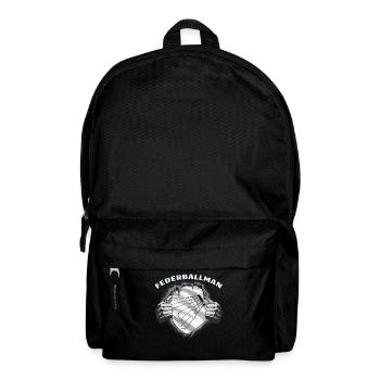 Badminton Geschenkidee Sport Design - Rucksack - Schwarz - Vorne