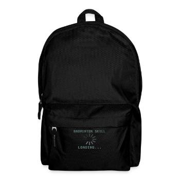 Badminton Geschenkidee Sport Design - Rucksack - Schwarz - Vorne