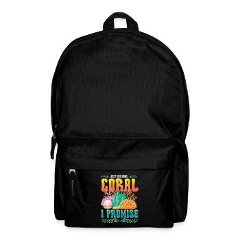 Un seul corail de plus je promets, réservoir de récif - Sac à dos - noir - Devant