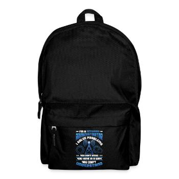 Solve problems IT-support network administrator - Backpack - black - Front