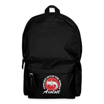 Axolotl amphibiens à queue Axolotls amphibiens cadeau - Sac à dos - noir - Devant