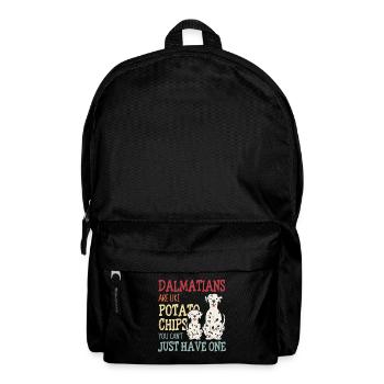 Dalmatian Dog Owner Dog Gift - Backpack - black - Front