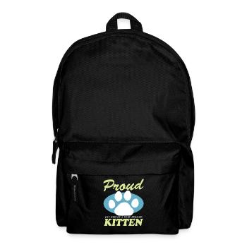 Cat Mama Cat Cadeau du propriétaire de chat - Sac à dos - noir - Devant