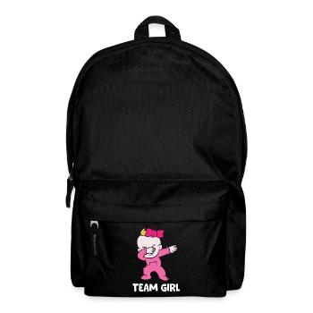 Team Girl Gender Reveal - Rucksack - Schwarz - Vorne