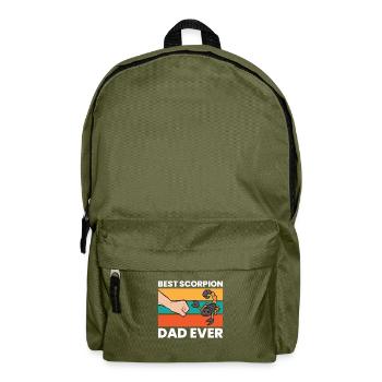 Best Scorpion Dad Ever - Rucksack - Olivgrün - Vorne