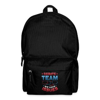 Debating team, we have problems - Backpack - black - Front