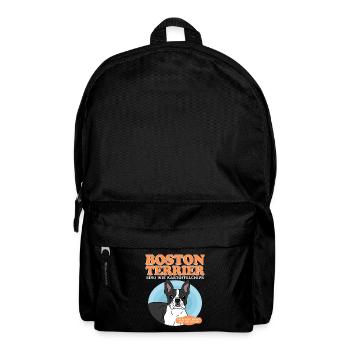 Boston Terrier Dog Dog Owner Gift - Backpack - black - Front