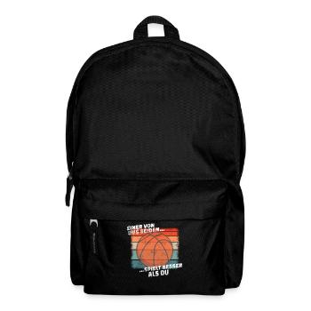 Basketball Geschenkidee Sport Design - Rucksack - Schwarz - Vorne