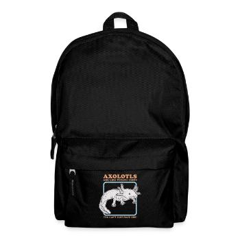 Axolotl Amphibiens à queue Axolotls Cadeau - Sac à dos - noir - Devant