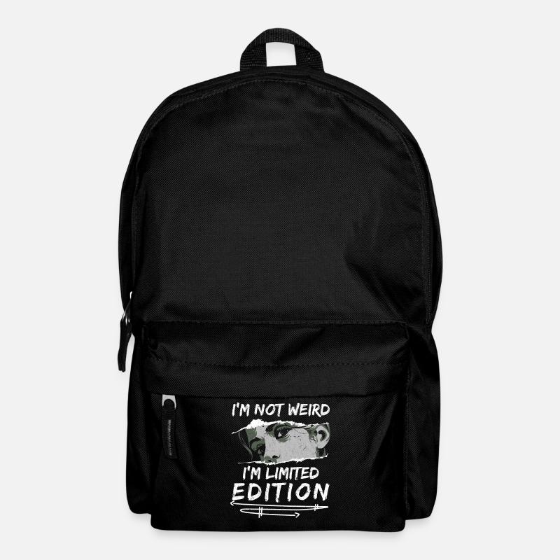 Pas étrange anime femmes filles sarcastiques - Sac à dos - noir