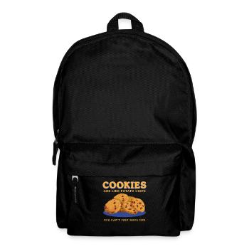 Cookies Cookie Cookie Baking Cookies Cookies Gift - Backpack - black - Front