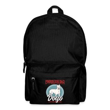 Dogo Argentino Dad Dog Dog Owner Gift - Backpack - black - Front