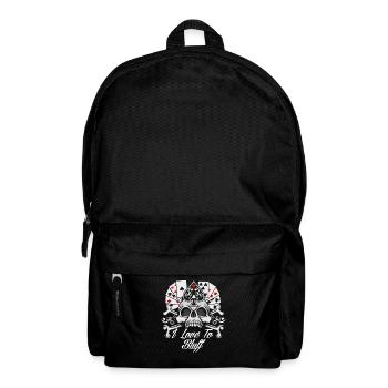 Joueur de poker Joueur de poker Cadeau de poker - Sac à dos - noir - Devant