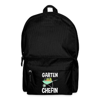 Garten Chefin Lustiges Gärtnerin Geschenk - Rucksack - Schwarz - Vorne