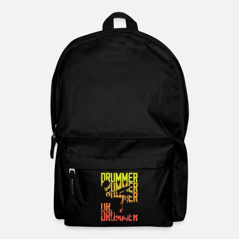Schlagzeug Schlagzeuger Geschenk - Rucksack - Schwarz