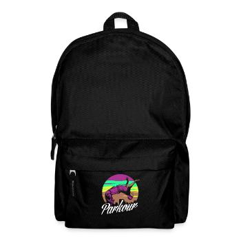 Drôle de Parkour Runner Freerunner Cadeau - Sac à dos - noir - Devant
