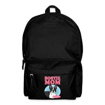 Boston Terrier Maman Chien Propriétaire Chiens Cadeau - Sac à dos - noir - Devant
