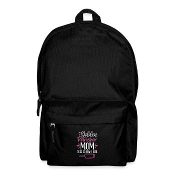 Golden Retriever Goldie Dog Dogs Gift - Backpack - black - Front