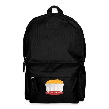 Macaroni and Cheese Mac Cheese Gift - Backpack - black - Front