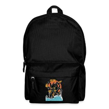 Cheval Géant Coucher de Soleil Japonais - Sac à dos - noir - Devant