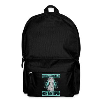 Aussiedoodle Grandpa Dogs Dog Owner Cadeau - Sac à dos - noir - Devant