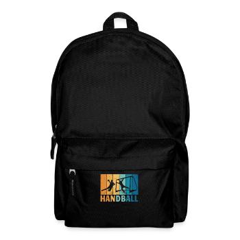 Accessoires de handball motif handball - Sac à dos - noir - Devant