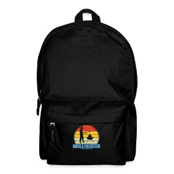 Grillen und Camper Geschenkidee - Rucksack - Schwarz - Vorne