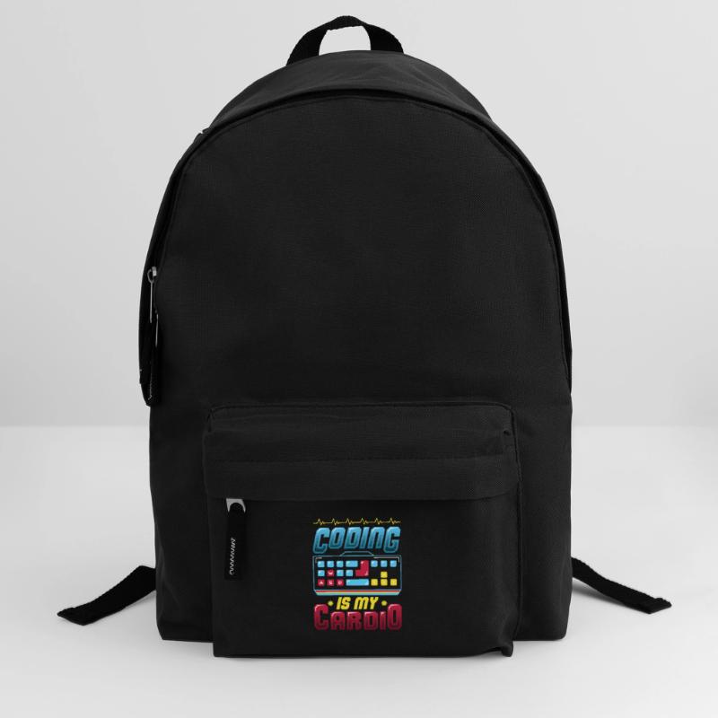 Coding is my cardio, code programmer Backpack