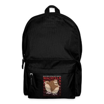 Wachtel Wachteln Vogelzüchter Geschenk - Rucksack - Schwarz - Vorne