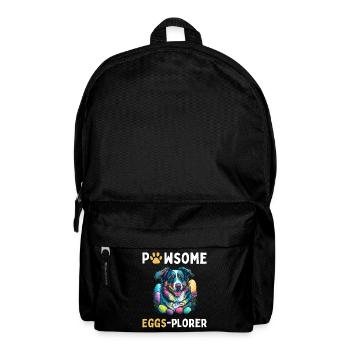 Australian Shepherd Easter Eggs Plorer Costume - Backpack - black - Front