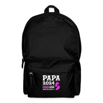 Vater 2024 Werdender Papa Loading 2024 - Rucksack - Schwarz - Vorne