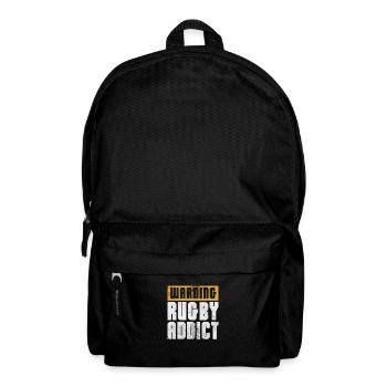 Rugby Club Rugbyteam Football Sport Cadeau - Sac à dos - noir - Devant